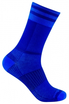 WRIGHTSOCK Profi Sportsocke Coolmesh II royal blau anti-blasen Socken lang Gr. M