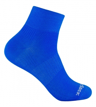 WRIGHTSOCK Sportsocke Coolmesh II in blau - Anti-blasen- Socken mittellang Gr.M