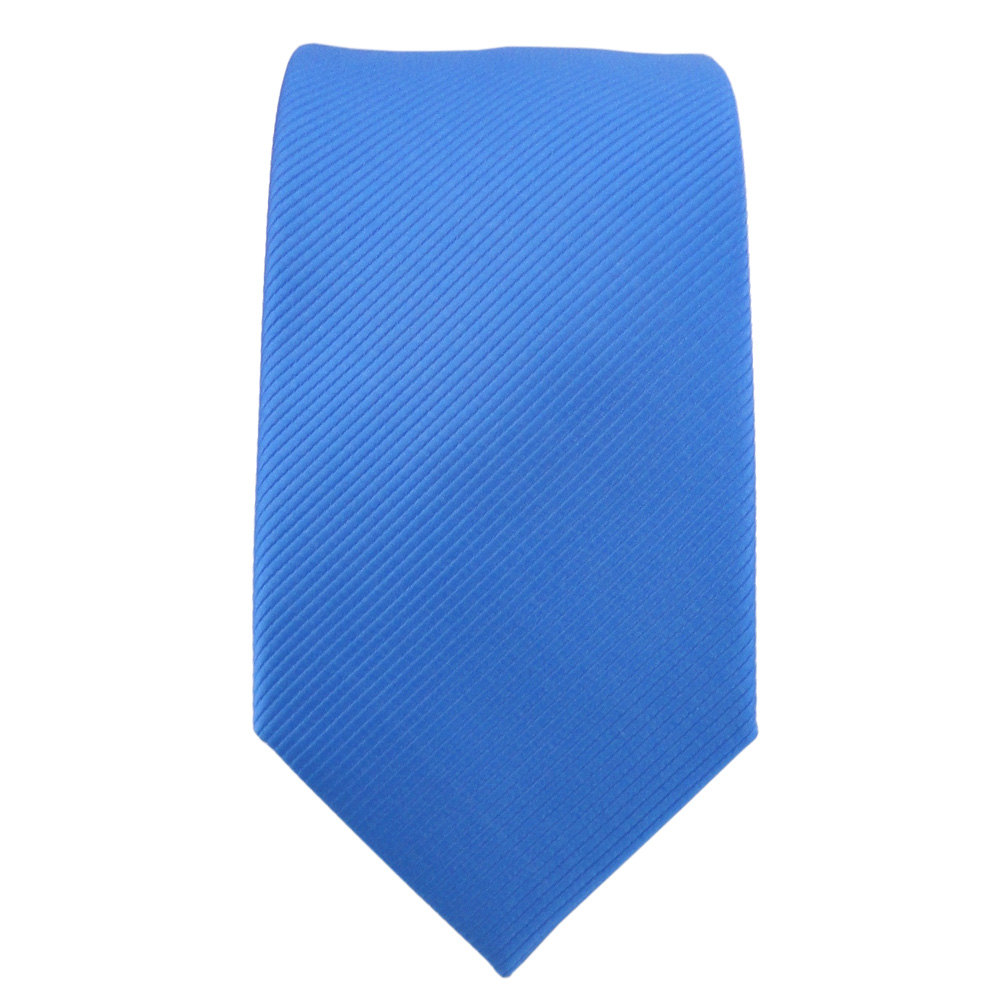 TigerTie schmale Designer Krawatte in einfarbig uni Rips gemustert 